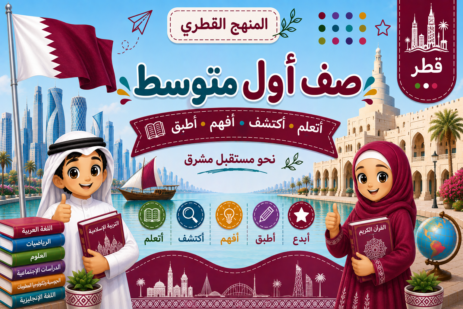 المستوى السابع منهج قطر