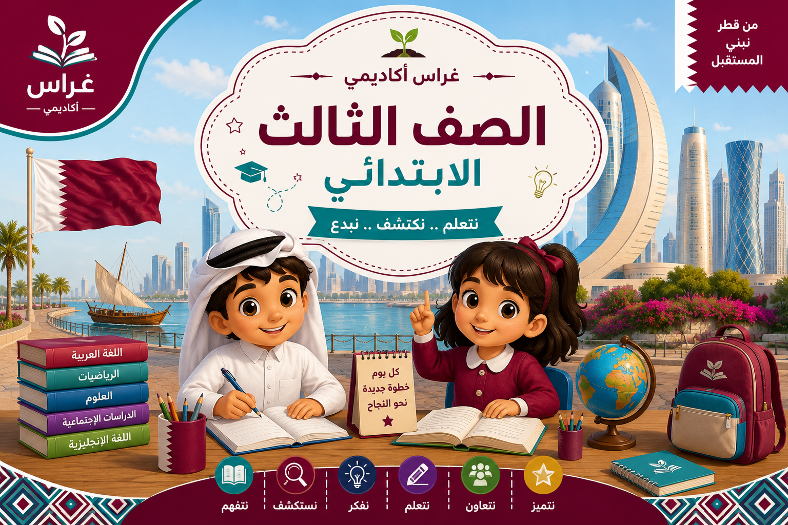 مستوى ثالث منهج قطر