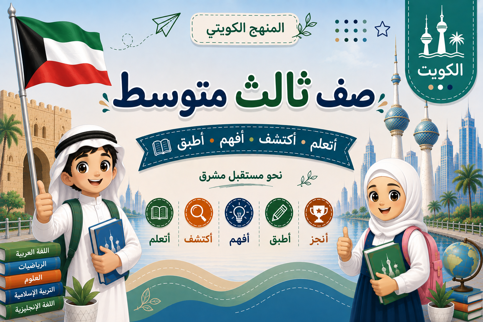 صف تاسع منهج الكويت