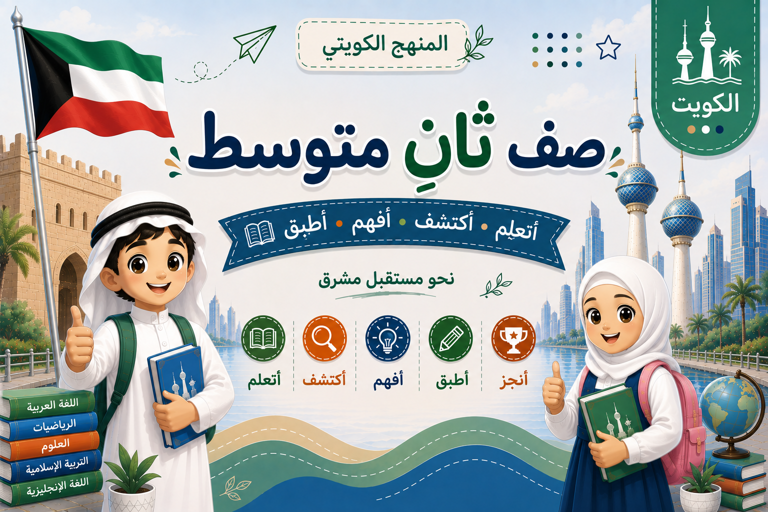 الصف الثامن منهج الكويت