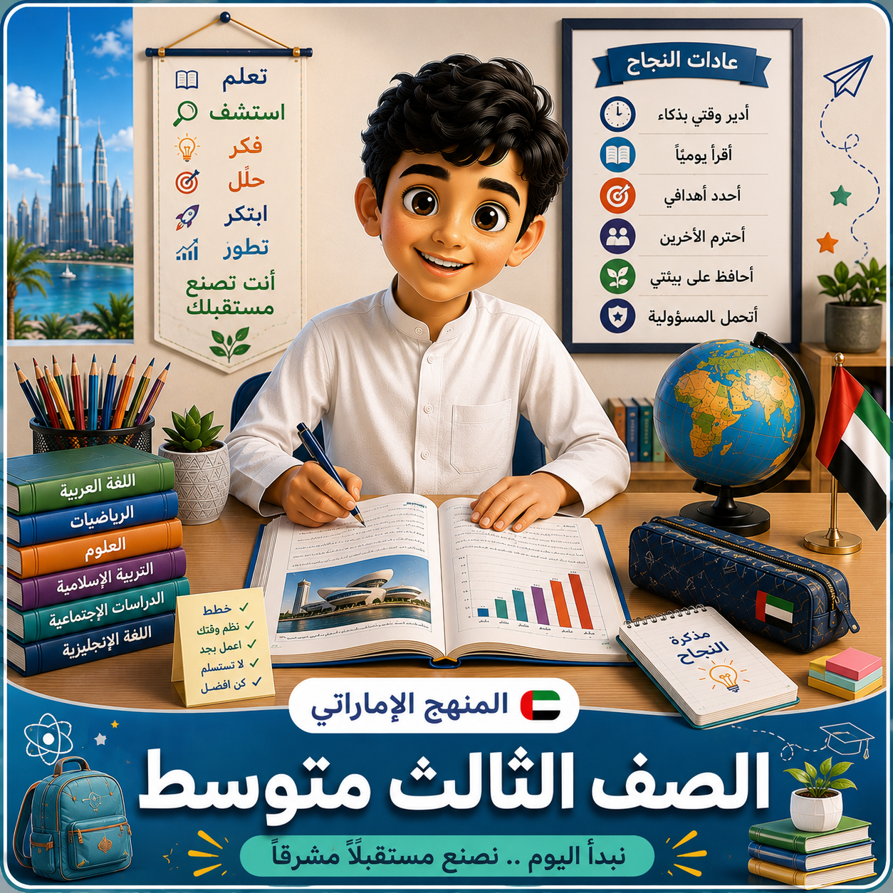 صف تاسع منهج الإمارات