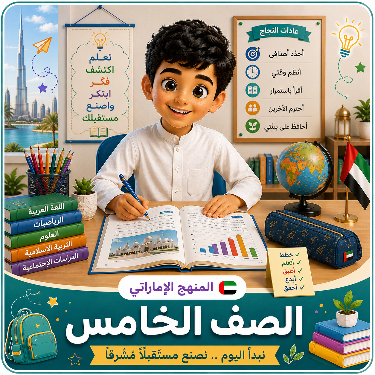 صف خامس إبتدائى منهج الإمارات