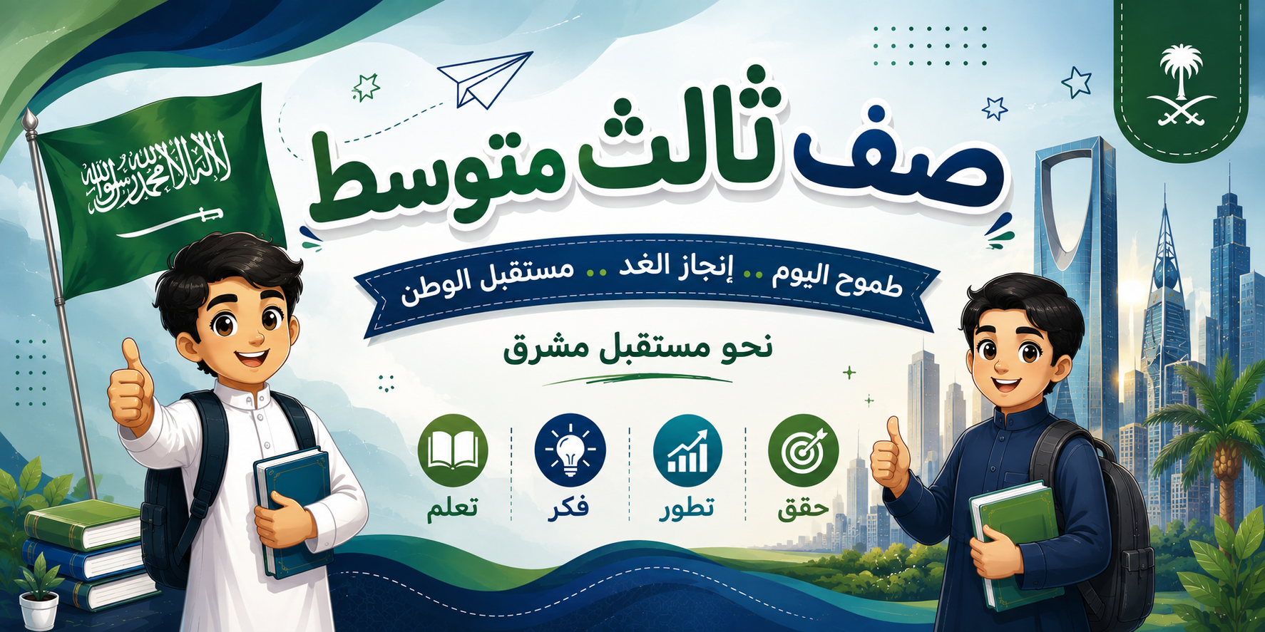 الصف الثالث المتوسط " منهج سعودى "
